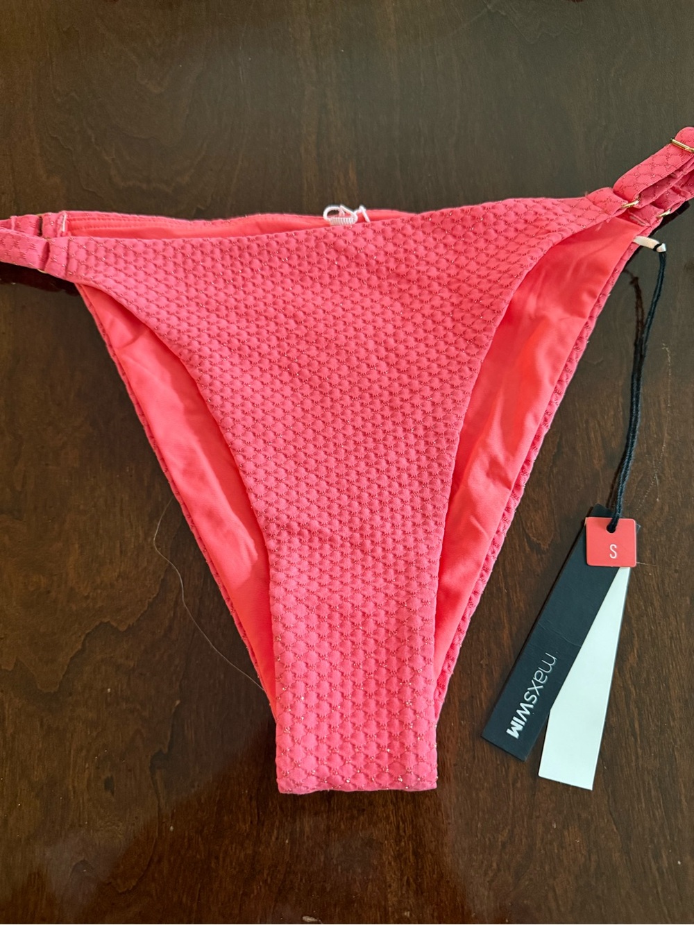 Women's Textured Coral Bikini Bottom - S